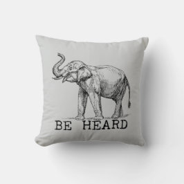 Almofada Be Heard Cute Elephant