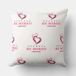 Almofada Be Mine Throw Pillow