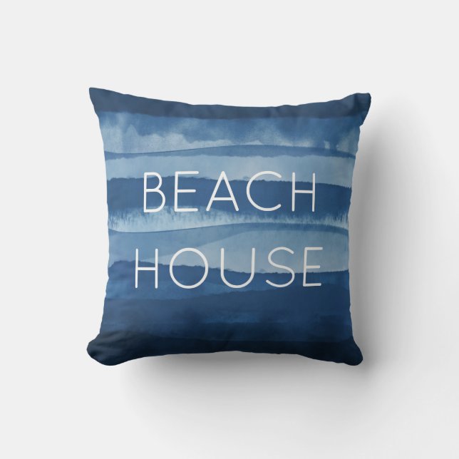 Almofada Beach House Blue (Frente)