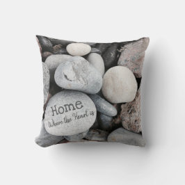 Almofada Beach Pebbles Foto da Natureza Boa Manhã