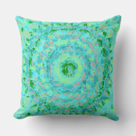Almofada Beachy Blue e Green Abstrato