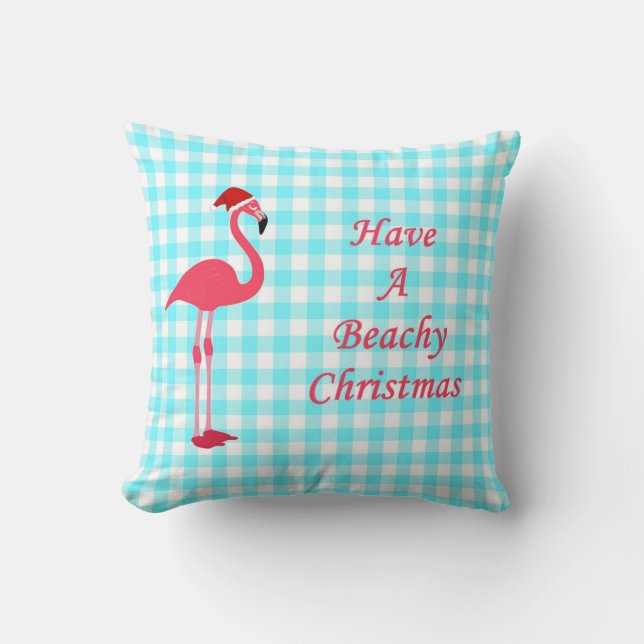 Almofada Beachy Christmas Flamingo (Frente)