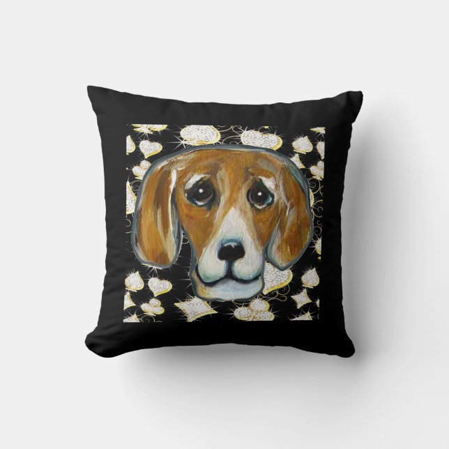 ALMOFADA BEAGLE BLING (Frente)