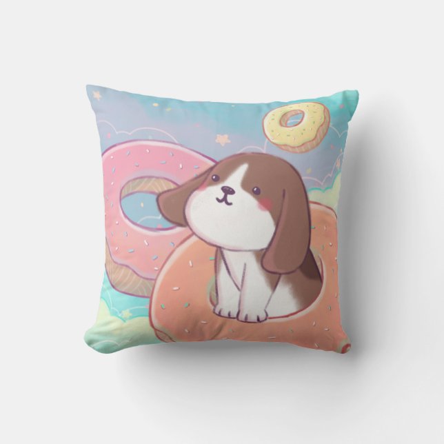 Almofada Beagle & Rosquinha (Frente)