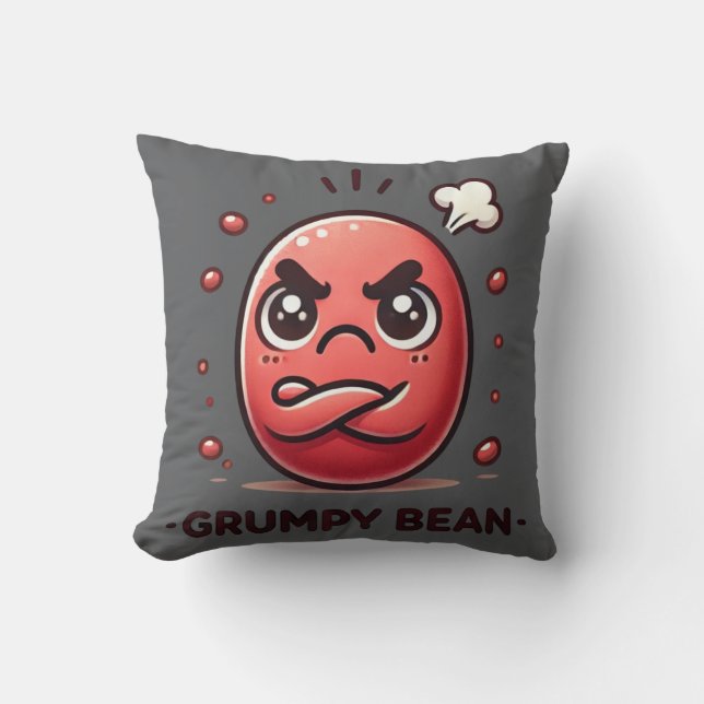 Almofada Bean Grumpy - O Pequeno Bean Moody (Frente)