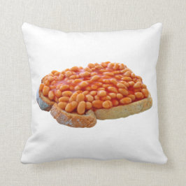Almofada Beans no Travesseiro decorativo de torrada