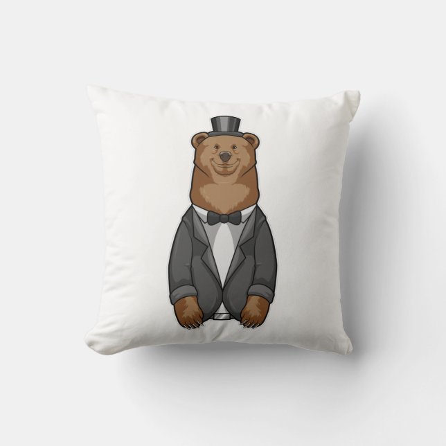 Almofada Bear as Groom with Jacket (Frente)