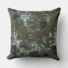 Almofada Bears in the Beautiful Woods