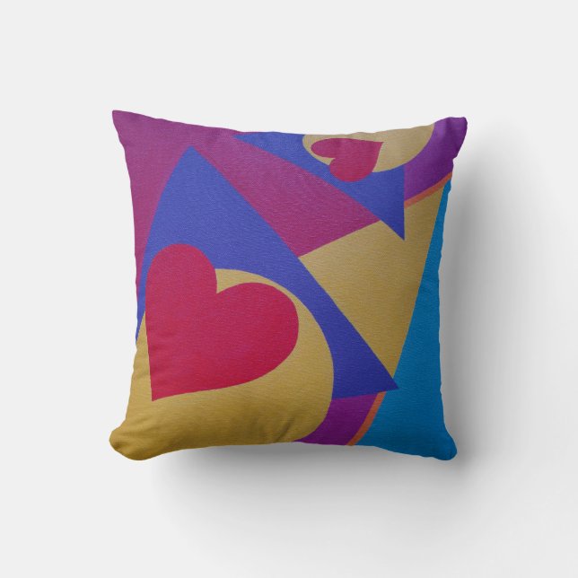 Almofada Beautiful and Vibrant Colors! Throw Pillow (Frente)