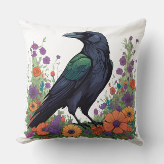 Almofada Beautiful black raven