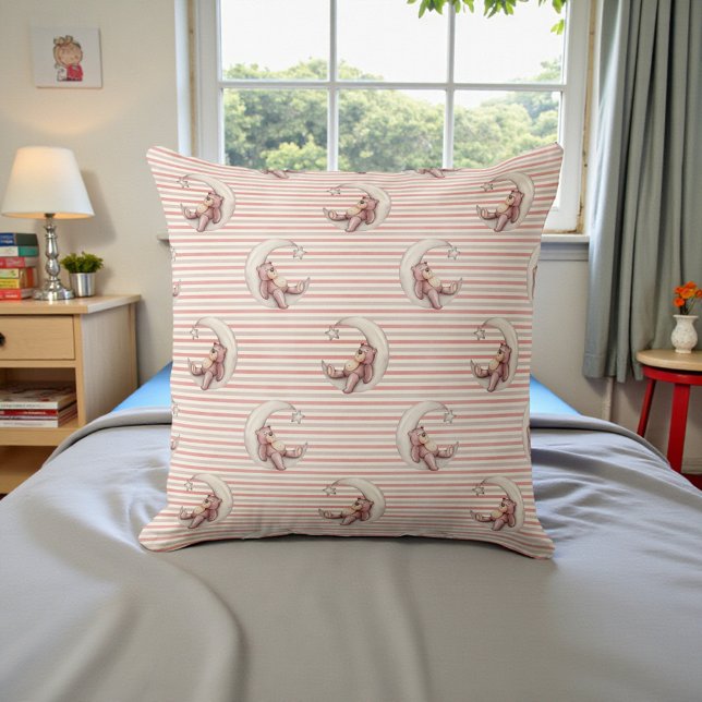 Almofada Beautiful Double Sided Watercolor Teddy Bear (Criador carregado)