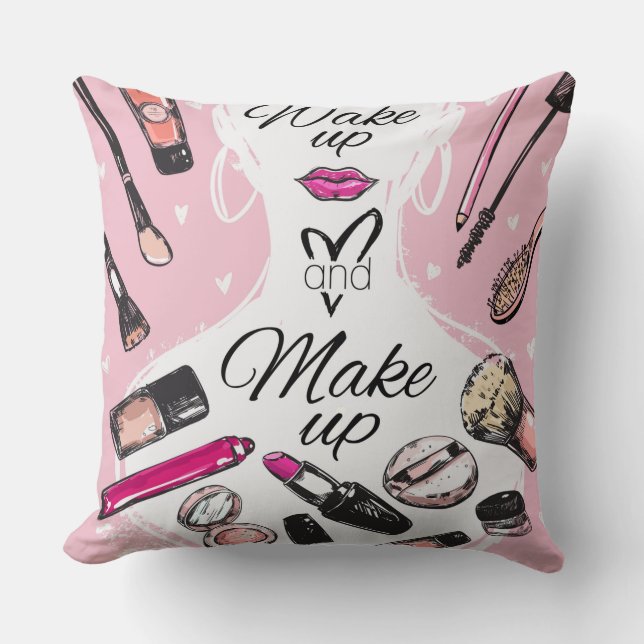 Almofada Beauty Salon Travesseiro decorativo (Frente)