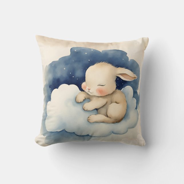 Almofada Bebê Coelhinho Boys Nursery (Frente)