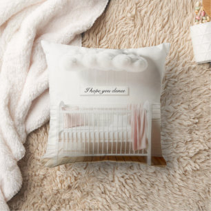 Almofada Bebê Crib com Nuvens e Sinal
