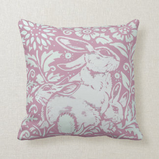Almofada Bebê de coelho rosa bonito Decoração de pastel coe