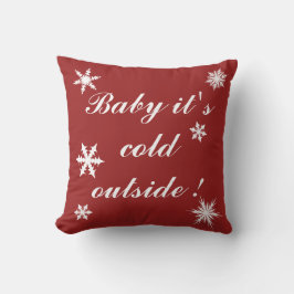 Almofada Bebê, é frio fora do Red Cushion