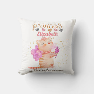 Almofada Bebê Garota Oferece primeiro aniversario Chá Princ