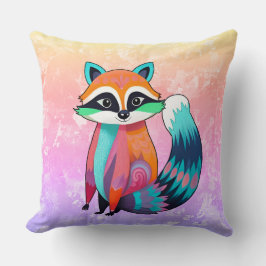 Almofada Bebê Guaxinim Feliz