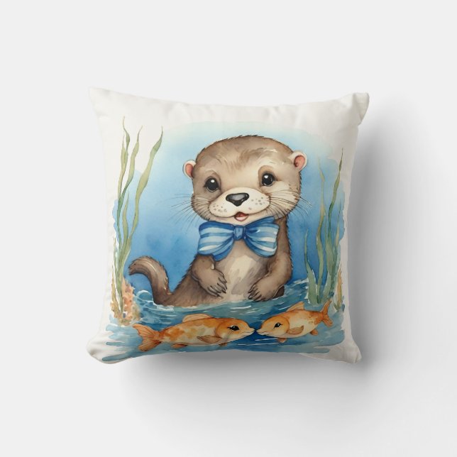 Almofada Bebê Otter Boys (Frente)