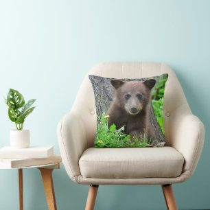 Almofada Bebês Mais Pobres Cubo-Urso-Marrom
