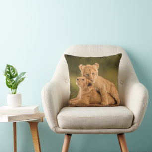 Almofada Bebês Mais Pobres Duas Cubos De Leão
