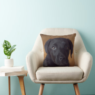Almofada Bebês Mais Pobres Labrador Preto