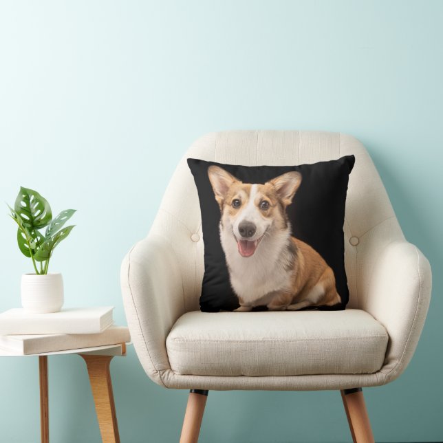 Almofada Bebês Mais Pobres | Sorriso De Corgi Puppy (Cadeira)