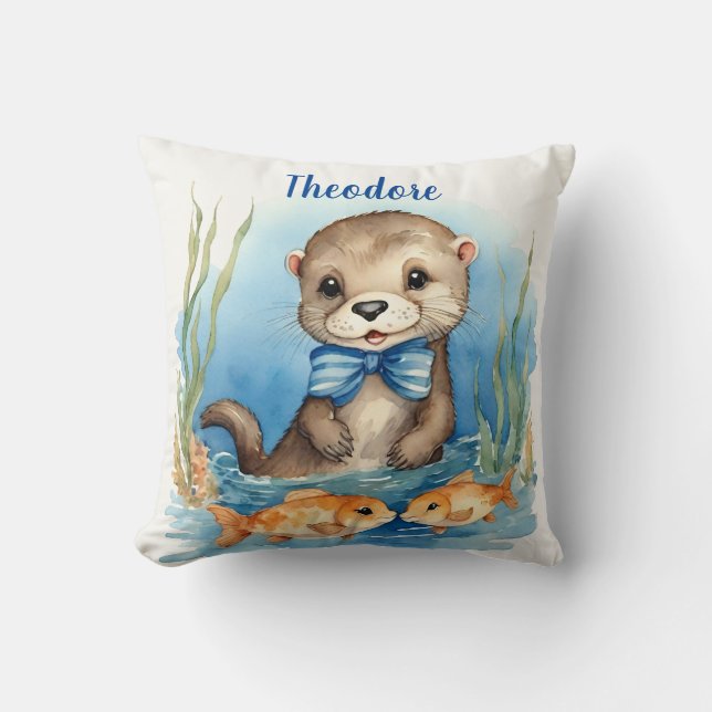Almofada Bebês-Otter Boys Personalizados (Frente)