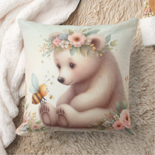 Almofada Bebidas E Abelhas De Woodland Storybook