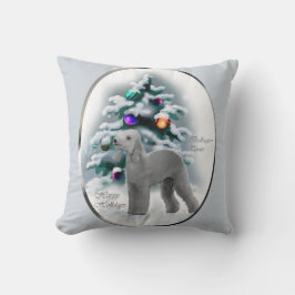 Almofada Bedlington Terrier Christmas