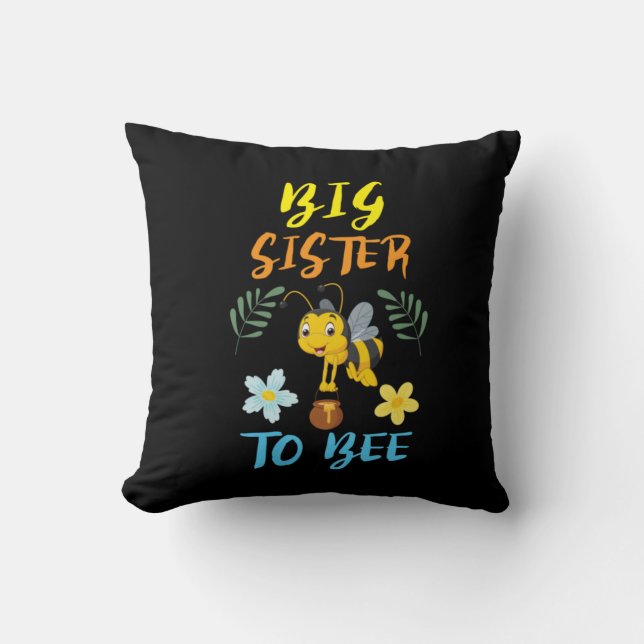 Almofada Beekeeper Art Big Sister To Beer (Frente)