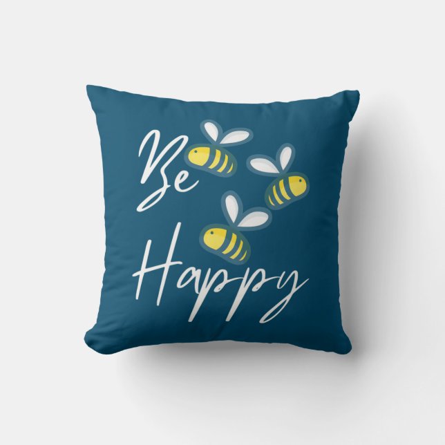 Almofada Beekeeper Gift | Beekeeper Be Happy (Frente)