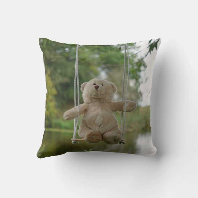 Almofada Beer op schommel vanaf de rug. (Verso)