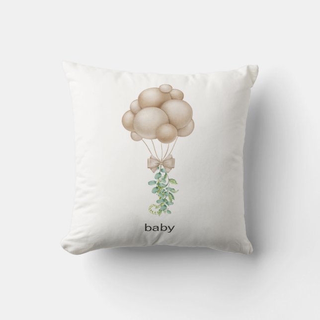 Almofada Beige Balloons (Frente)