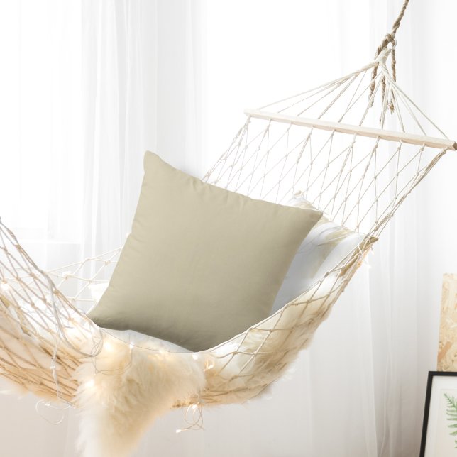 Almofada Beige de cor básica (Criador carregado)