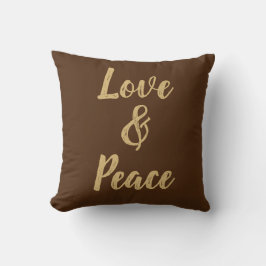 Almofada Beige Love & Peace