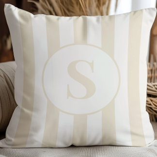 Almofada Beige sem branco Travesseiro decorativo personaliz