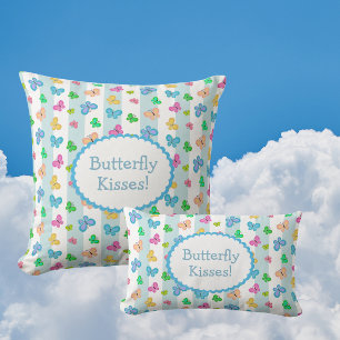 Almofada Beijos de Borboleta Personalizados