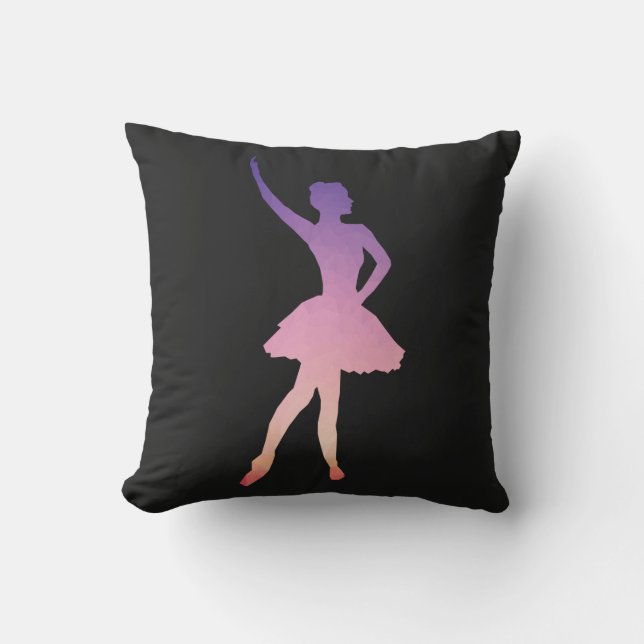 Almofada Bela menina bailarina dançando  (Frente)