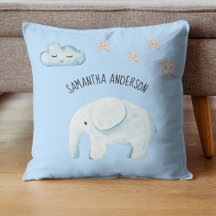Bela Moderna Pastel Blue Elephant & Stars Kid