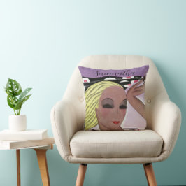 Almofada Bela Senhora Loura (Personalizar)