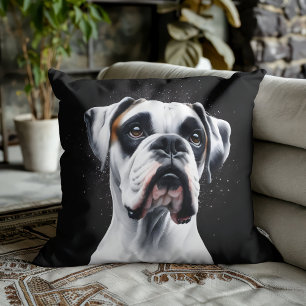 Almofada Beleza Boxer: Charme Canino Atemporal