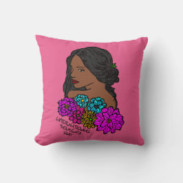 Almofada Beleza da Ebonia do Dia Internacional da Mulher