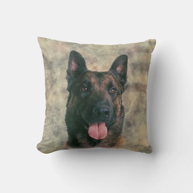 Almofada Belga Malinois - pastor belga - Maligator (Frente)