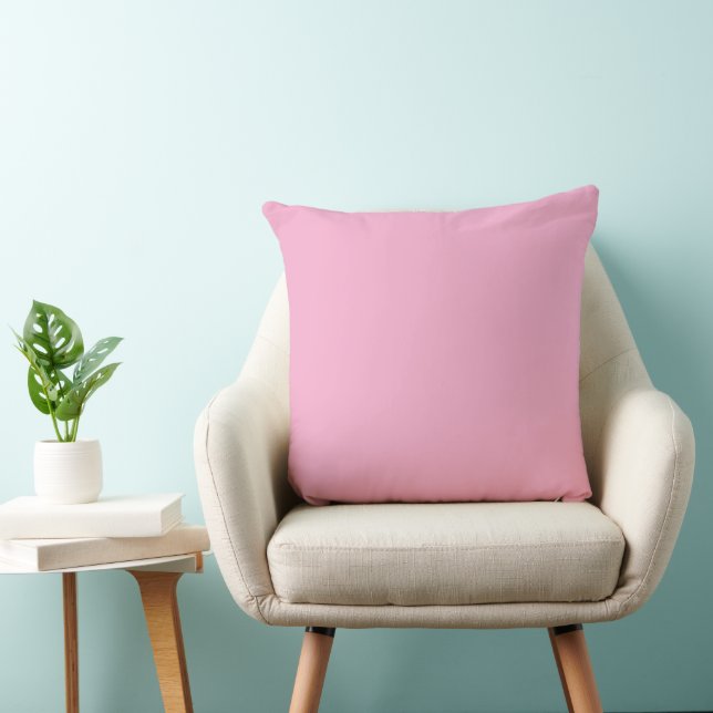 Almofada belíssimo travesseiro rosa macio para decoração (Cadeira)