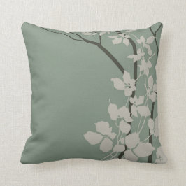 Almofada Bella Cherry Blossoms| Névoa de cinza