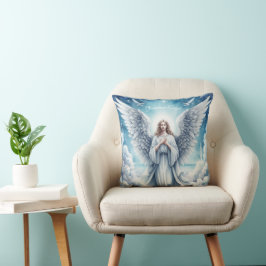 Almofada Belo Anjo Guardião Branco