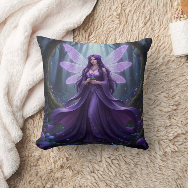 Almofada Belo Fevereiro Ametist Fairy (Cobertor)