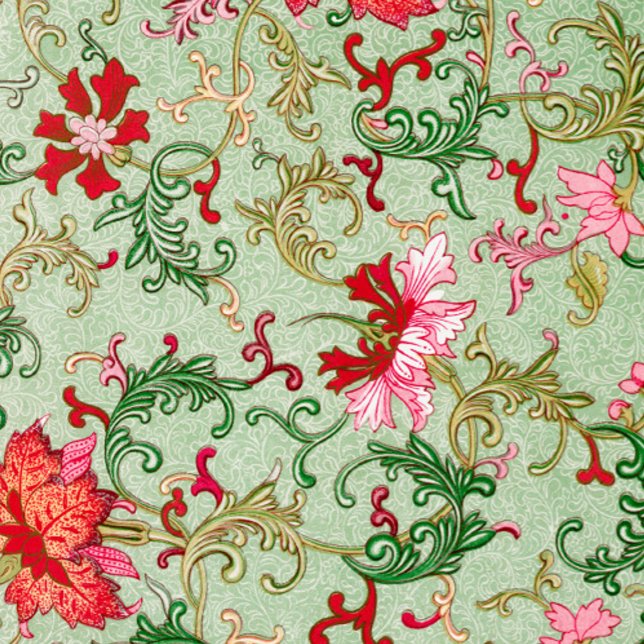 Almofada Belo padrão floral impresso em piscar de olhos (Criador carregado)