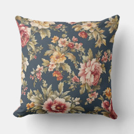 Almofada Belo Padrão Floral Italiano